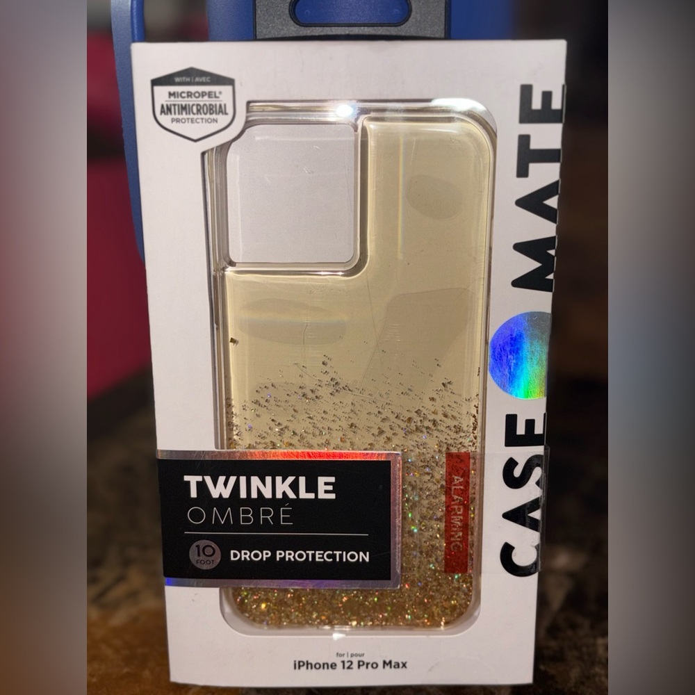 Case-Mate Twinkle Ombre Case - Gold Glitter